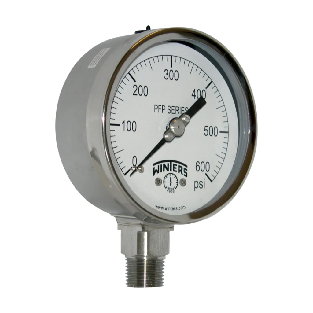 Manómetro premium de acero inoxidable PFP - WINTERS
